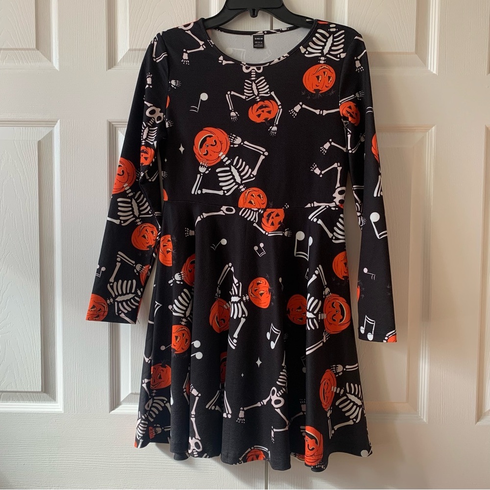 Skeleton and Pumpkin women Dress
